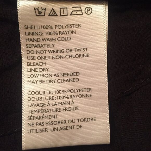 Ecote Black Dress with Floral Pattern - Picture 8 of 8